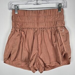 FREE PEOPLE MOVEMENT THE WAY HOME SHORT PERUVIAN WALNUT Size Medium